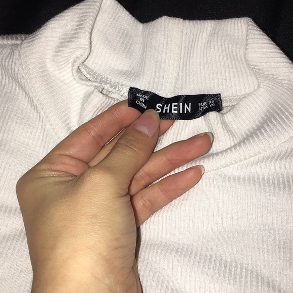 ⭐️White high neck tee⭐️ - Picture 2 of 2